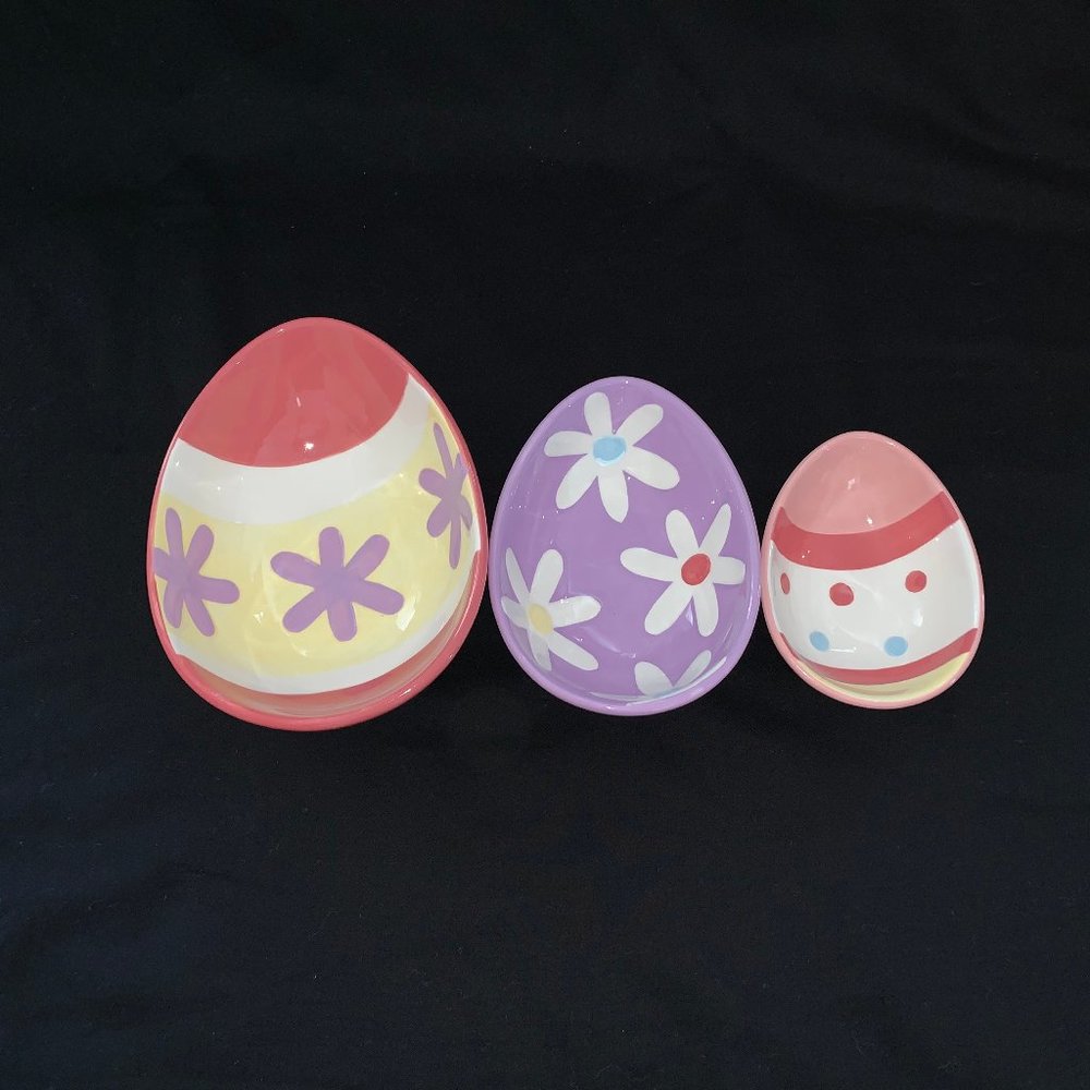 Ceramic Easter Nesting Bowls